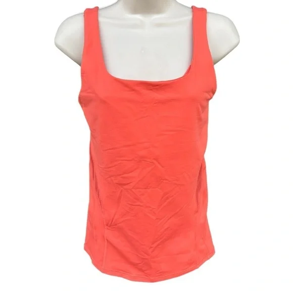 Lululemon Rise and Flow Tank Sz 8 In Cape Red Luxtreme - Picture 4 of 12